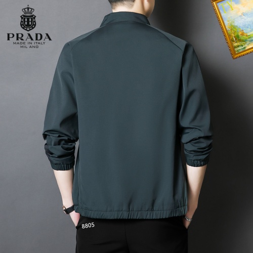 Replica Prada Jackets Long Sleeved For Men #1254263 $60.00 USD for Wholesale