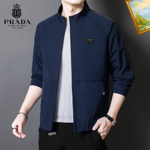 Prada Jackets Long Sleeved For Men #1254264 $60.00 USD, Wholesale Replica Prada Jackets