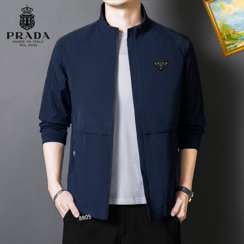 Replica Prada Jackets Long Sleeved For Men #1254264 $60.00 USD for Wholesale