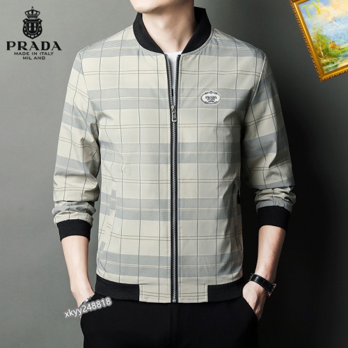 Prada Jackets Long Sleeved For Men #1254269 $60.00 USD, Wholesale Replica Prada Jackets