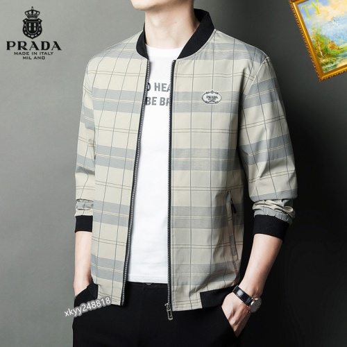 Replica Prada Jackets Long Sleeved For Men #1254269 $60.00 USD for Wholesale