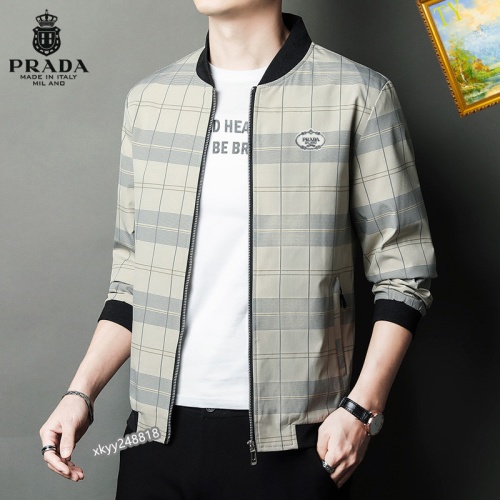 Replica Prada Jackets Long Sleeved For Men #1254269 $60.00 USD for Wholesale