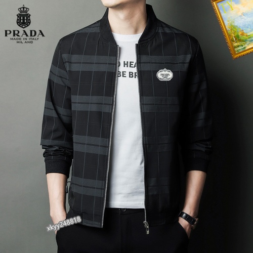 Prada Jackets Long Sleeved For Men #1254271 $60.00 USD, Wholesale Replica Prada Jackets