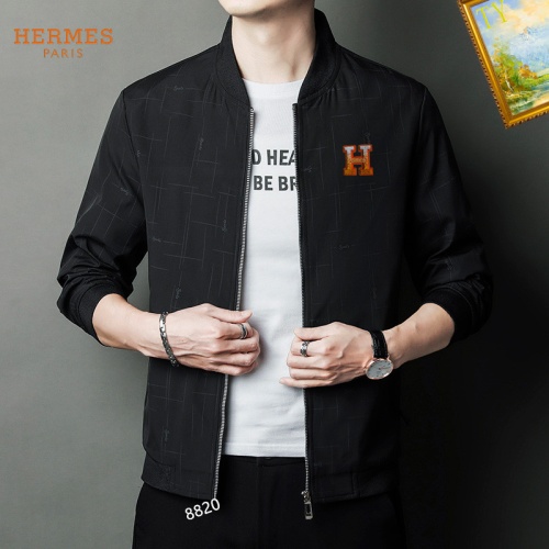 Replica Hermes Jackets Long Sleeved For Men #1254274 $60.00 USD for Wholesale