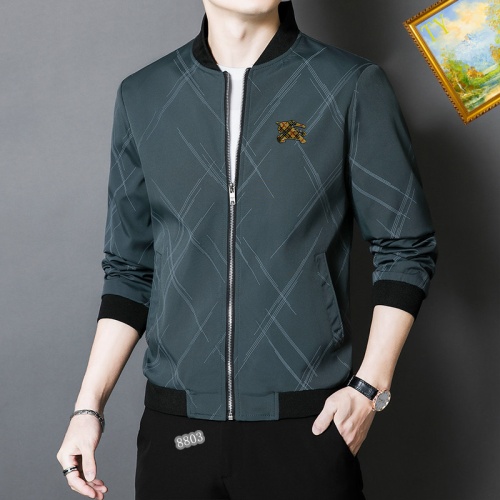 Burberry Jackets Long Sleeved For Men #1254279 $60.00 USD, Wholesale Replica Burberry Jackets