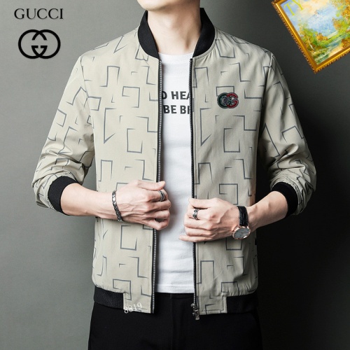 Replica Gucci Jackets Long Sleeved For Men #1254292 $60.00 USD for Wholesale