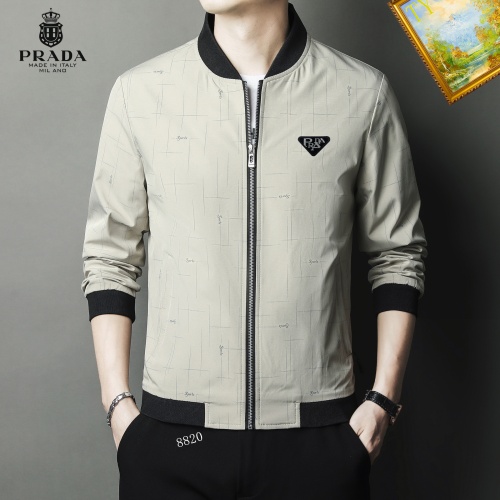 Prada Jackets Long Sleeved For Men #1254297 $60.00 USD, Wholesale Replica Prada Jackets