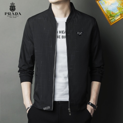 Replica Prada Jackets Long Sleeved For Men #1254303 $60.00 USD for Wholesale