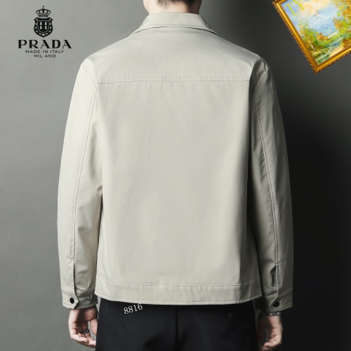 Replica Prada Jackets Long Sleeved For Men #1254325 $60.00 USD for Wholesale