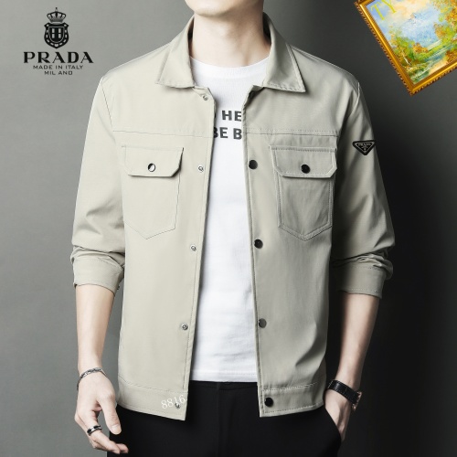 Replica Prada Jackets Long Sleeved For Men #1254325 $60.00 USD for Wholesale