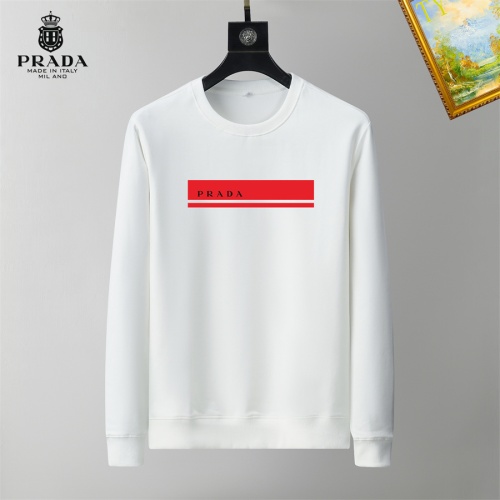 Prada Hoodies Long Sleeved For Men #1254328 $40.00 USD, Wholesale Replica Prada Hoodies