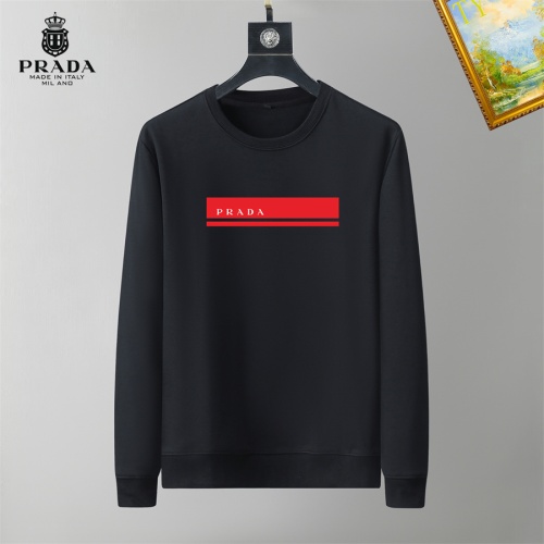 Prada Hoodies Long Sleeved For Men #1254329 $40.00 USD, Wholesale Replica Prada Hoodies