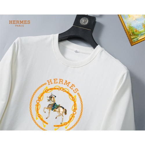 Replica Hermes Hoodies Long Sleeved For Men #1254362 $40.00 USD for Wholesale