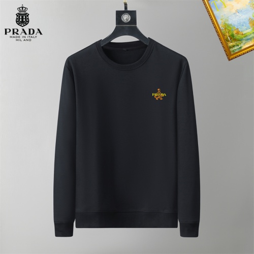 Prada Hoodies Long Sleeved For Men #1254365 $40.00 USD, Wholesale Replica Prada Hoodies