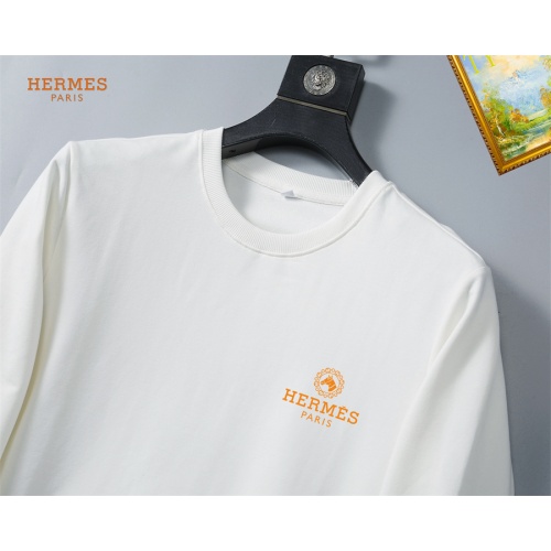 Replica Hermes Hoodies Long Sleeved For Men #1254366 $40.00 USD for Wholesale