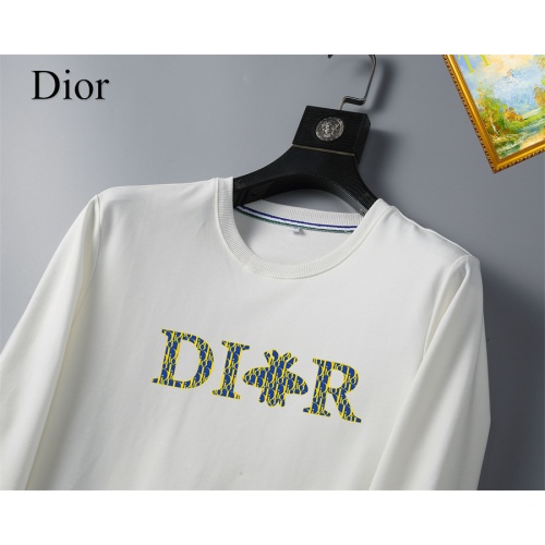 Replica Christian Dior Hoodies Long Sleeved For Men #1254376 $40.00 USD for Wholesale