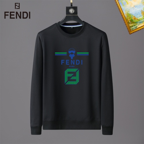 Fendi Hoodies Long Sleeved For Men #1254385 $40.00 USD, Wholesale Replica Fendi Hoodies