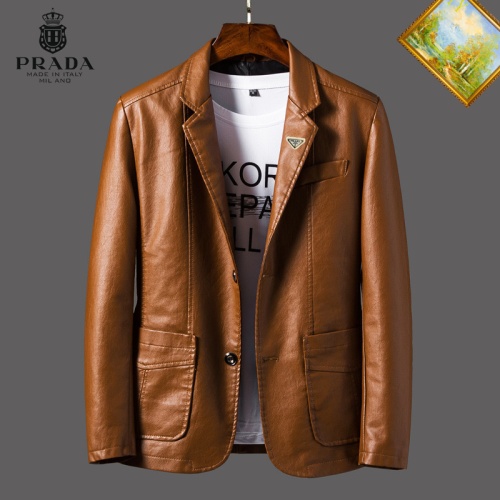 Prada Jackets Long Sleeved For Men #1254489 $60.00 USD, Wholesale Replica Prada Jackets