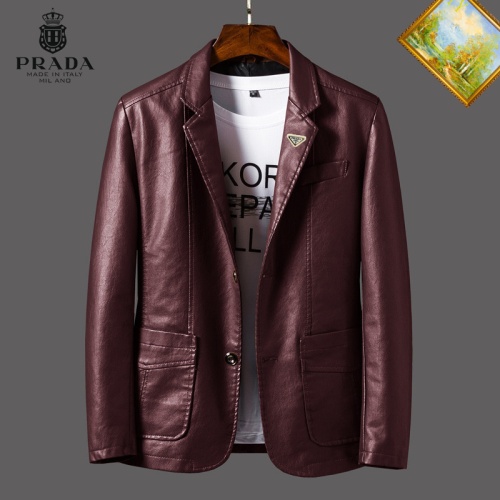 Prada Jackets Long Sleeved For Men #1254490 $60.00 USD, Wholesale Replica Prada Jackets