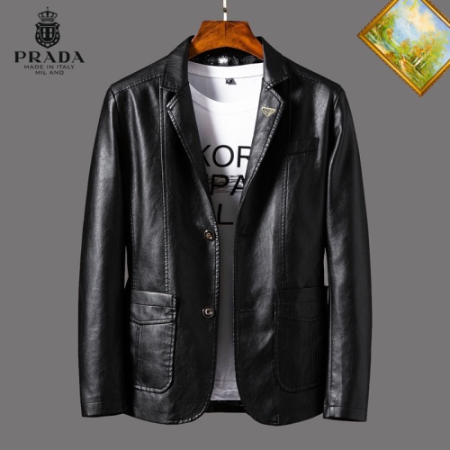 Prada Jackets Long Sleeved For Men #1254491 $60.00 USD, Wholesale Replica Prada Jackets