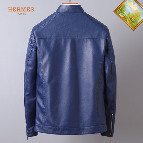 Replica Hermes Jackets Long Sleeved For Men #1254526 $60.00 USD for Wholesale