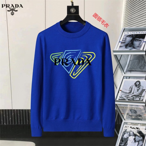 Prada Sweater Long Sleeved For Men #1254588 $45.00 USD, Wholesale Replica Prada Sweater