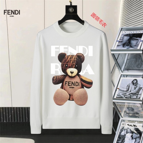 Fendi Sweaters Long Sleeved For Men #1254594 $45.00 USD, Wholesale Replica Fendi Sweaters