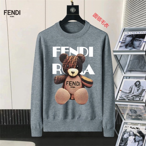 Fendi Sweaters Long Sleeved For Men #1254601 $45.00 USD, Wholesale Replica Fendi Sweaters