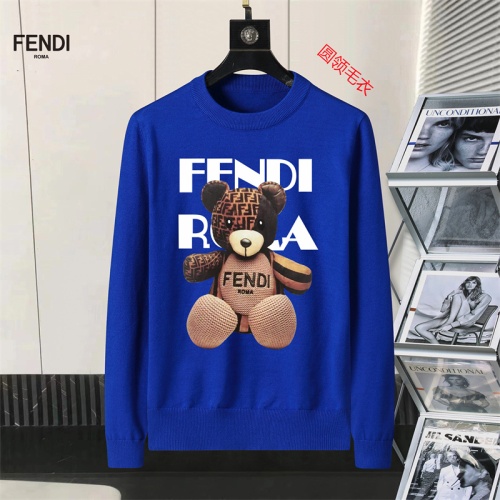 Fendi Sweaters Long Sleeved For Men #1254603 $45.00 USD, Wholesale Replica Fendi Sweaters