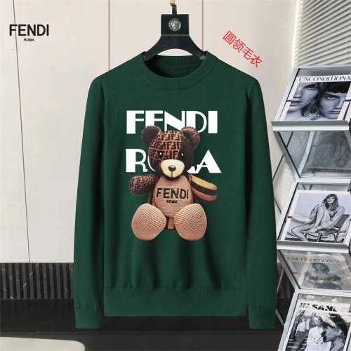 Fendi Sweaters Long Sleeved For Men #1254604 $45.00 USD, Wholesale Replica Fendi Sweaters