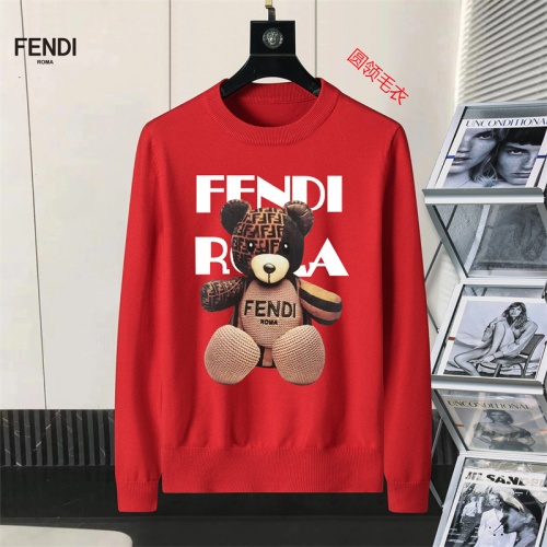 Fendi Sweaters Long Sleeved For Men #1254605 $45.00 USD, Wholesale Replica Fendi Sweaters