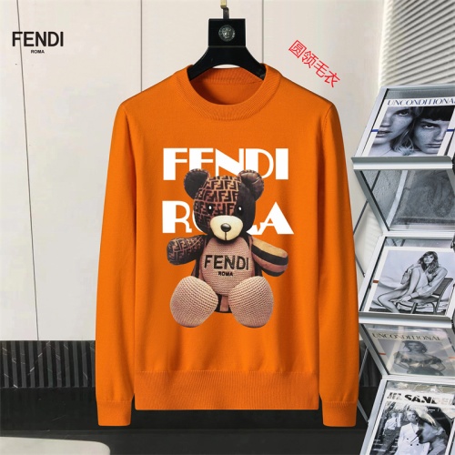 Fendi Sweaters Long Sleeved For Men #1254607 $45.00 USD, Wholesale Replica Fendi Sweaters