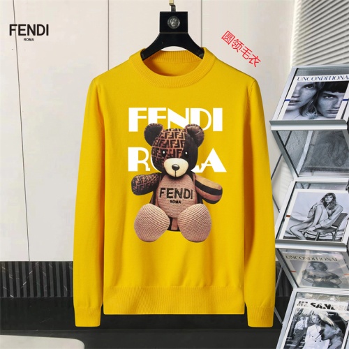 Fendi Sweaters Long Sleeved For Men #1254609 $45.00 USD, Wholesale Replica Fendi Sweaters