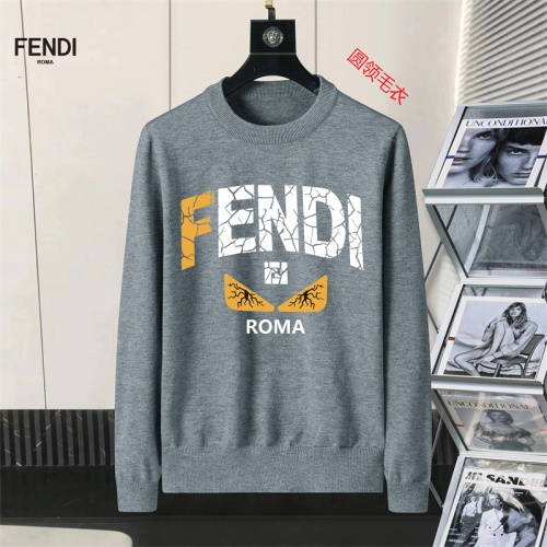 Fendi Sweaters Long Sleeved For Men #1254622 $45.00 USD, Wholesale Replica Fendi Sweaters