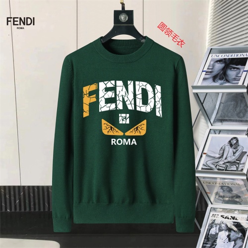 Fendi Sweaters Long Sleeved For Men #1254623 $45.00 USD, Wholesale Replica Fendi Sweaters