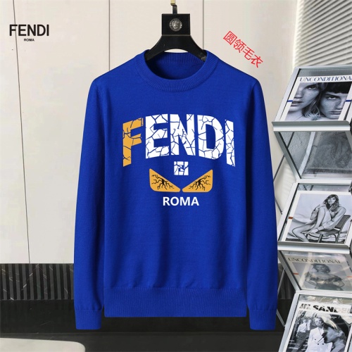 Fendi Sweaters Long Sleeved For Men #1254624 $45.00 USD, Wholesale Replica Fendi Sweaters