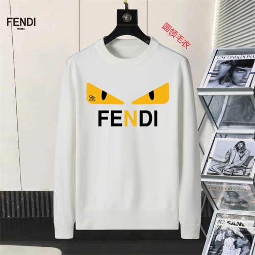 Fendi Sweaters Long Sleeved For Men #1254629 $45.00 USD, Wholesale Replica Fendi Sweaters