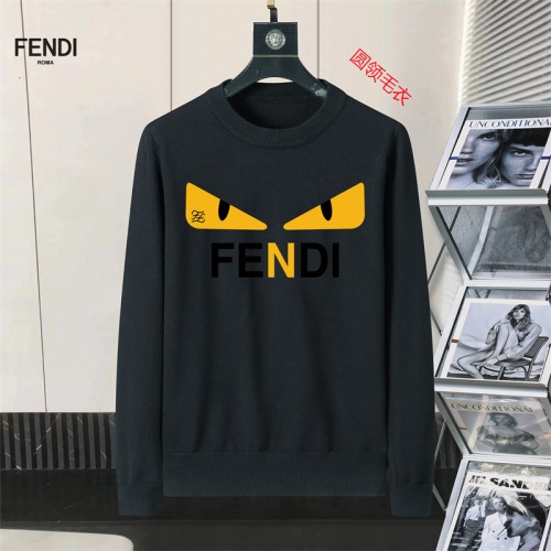 Fendi Sweaters Long Sleeved For Men #1254630 $45.00 USD, Wholesale Replica Fendi Sweaters