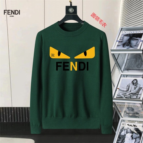 Fendi Sweaters Long Sleeved For Men #1254633 $45.00 USD, Wholesale Replica Fendi Sweaters