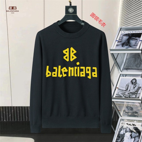 Balenciaga Sweaters Long Sleeved For Men #1254636 $45.00 USD, Wholesale Replica Balenciaga Sweaters