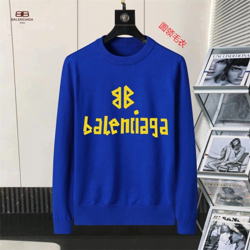 Balenciaga Sweaters Long Sleeved For Men #1254638 $45.00 USD, Wholesale Replica Balenciaga Sweaters