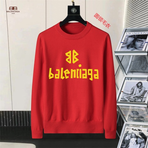 Balenciaga Sweaters Long Sleeved For Men #1254640 $45.00 USD, Wholesale Replica Balenciaga Sweaters