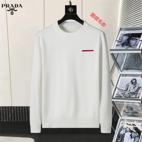 Prada Sweater Long Sleeved For Men #1254658 $45.00 USD, Wholesale Replica Prada Sweater