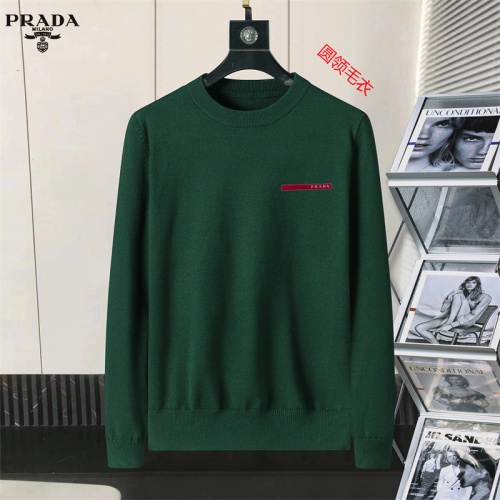 Prada Sweater Long Sleeved For Men #1254662 $45.00 USD, Wholesale Replica Prada Sweater