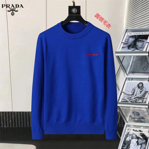 Prada Sweater Long Sleeved For Men #1254663 $45.00 USD, Wholesale Replica Prada Sweater