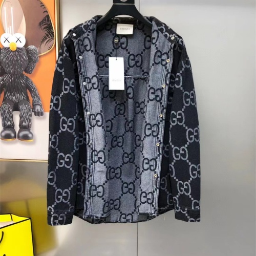 Replica Gucci Jackets Long Sleeved For Men #1254675 $56.00 USD for Wholesale