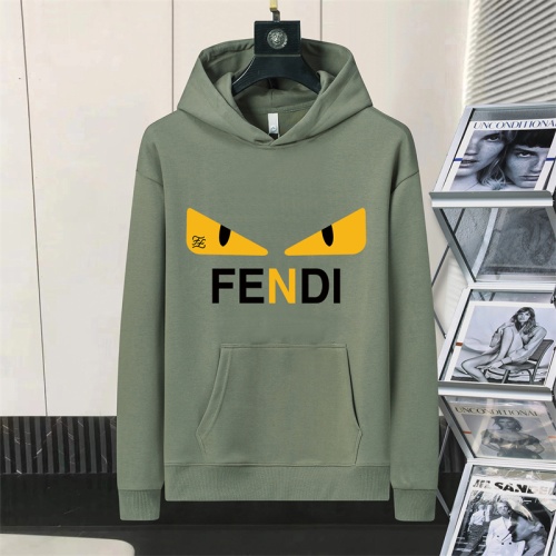 Fendi Hoodies Long Sleeved For Men #1254714 $48.00 USD, Wholesale Replica Fendi Hoodies