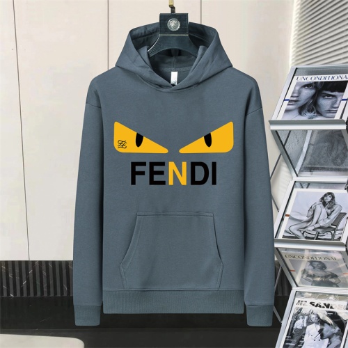 Fendi Hoodies Long Sleeved For Men #1254715 $48.00 USD, Wholesale Replica Fendi Hoodies