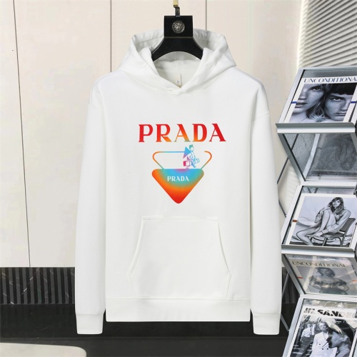 Prada Hoodies Long Sleeved For Men #1254735 $48.00 USD, Wholesale Replica Prada Hoodies