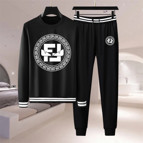 Fendi Tracksuits Long Sleeved For Men #1254748 $88.00 USD, Wholesale Replica Fendi Tracksuits